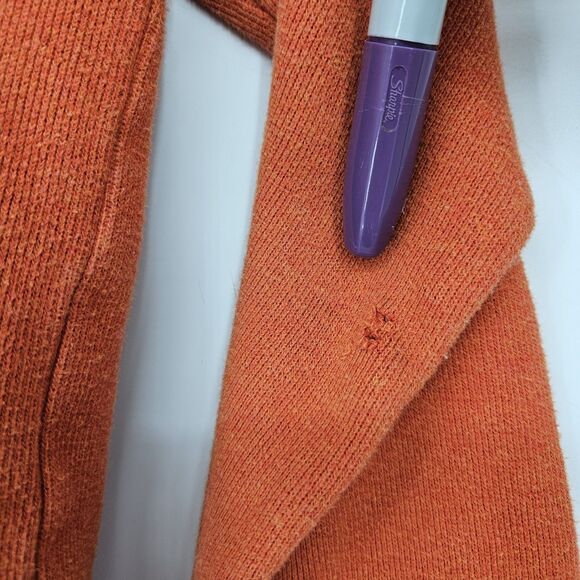 Polo Ralph Lauren Sweater Mens Small Long Sleeve Orange 1/4 Zip Cotton‎ Preppy - Picture 4 of 11